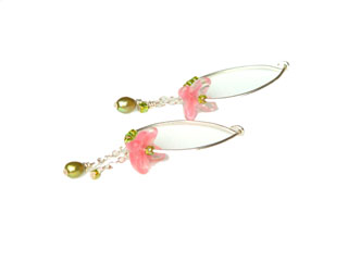 Link to Sterling Silver Elongated Hoop EarringsJewellery