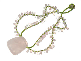 Link to Rose Quartz Opera NecklaceJewellery