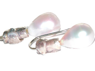 Link to Sterling Silver Pearl Drop EarringsJewellery